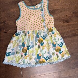 Matilda Jane Cactus Print Kids tunic Dress size 6